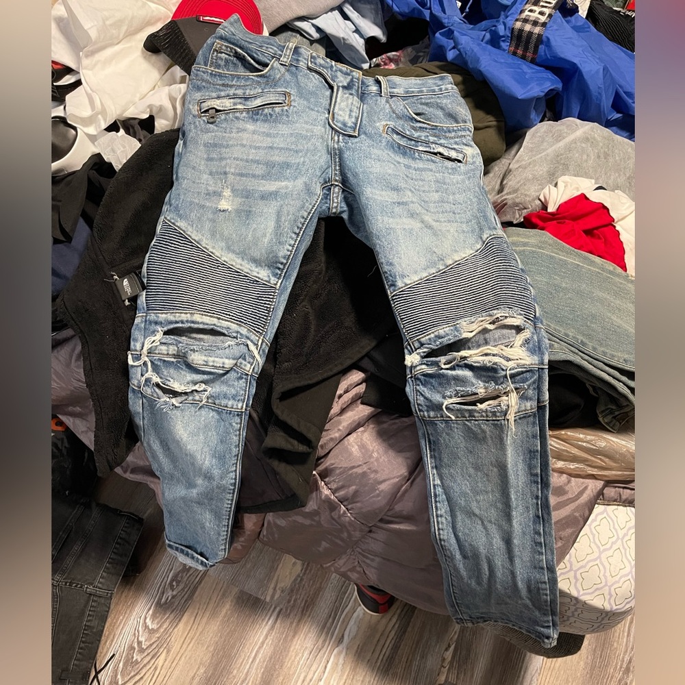 Size 30 Balmain for more like a 28